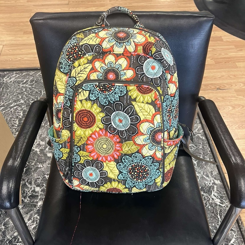 Floral Patterned Backpack